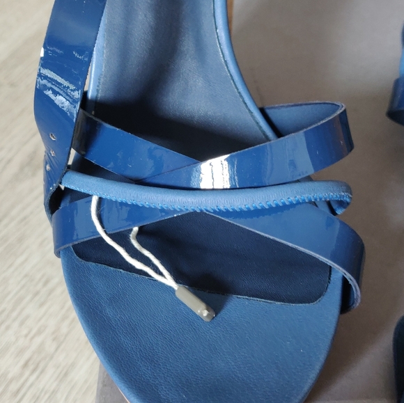 Vic Matie (Italy) Blue High Heels Sandals, newer worn 🇮🇹 - Picture 9 of 14